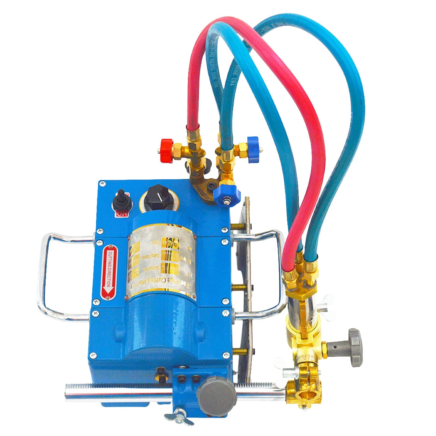PreAsion Electromagnetic Gas Pipe Cutting Machine Torch Burner Beveler 110V CG2-11C Pipeline Gas Cutting Machine Cutting Tube Thickness 0.2’-4’