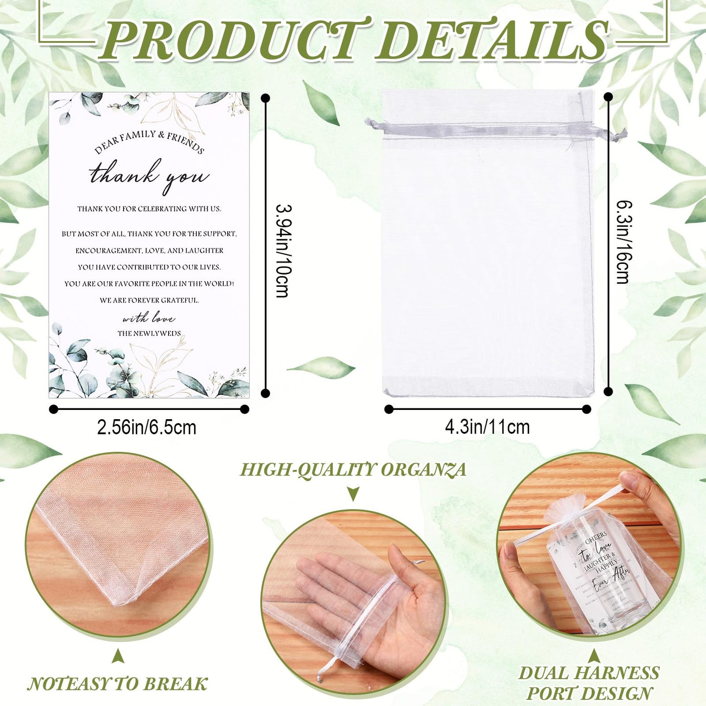 Sliner 100 Set Wedding Favors for Guests Bulk 2oz Acrylic Cheers to Love Shot Glasses with Thank You Cards Organza Bags for Guest Souvenirs (Cylinder,Cheers to Love Laughter and Happily Ever After)