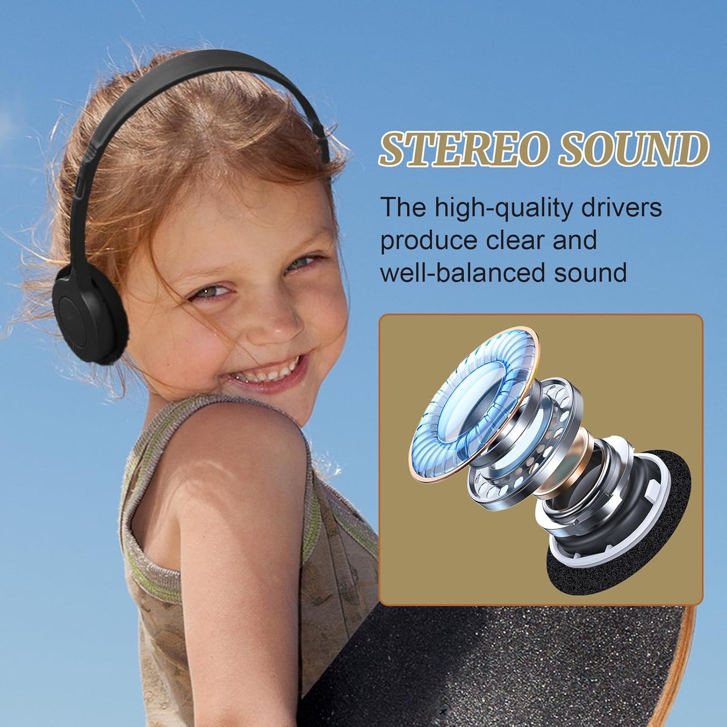 WAHUWAY 20 Pack Set 3.5 mm Adults(005 Class Headphones for Kids Students School Classroom Bulk Earphones Adjustable