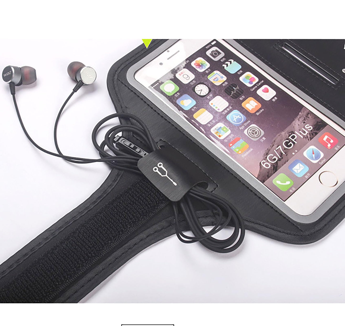 Waterproof Cell Phone Armband, 6.8 Inch x 3.2 Inch Enlarge Phone Bag Phone for Running, Footing, Sports and Mountaineering (Blue)