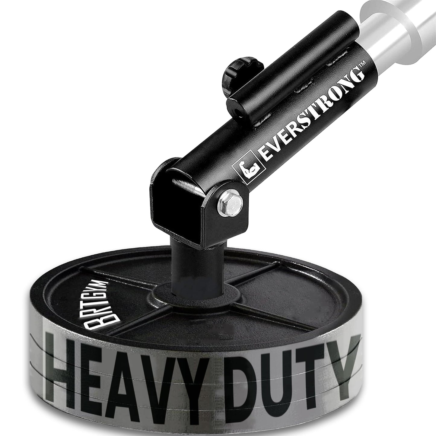 EVERSTRONG 1 inch and 2 inch - Landmine Base Gym Equipment - T Bar Row Landmine Attachment For Barbell - Home or Small Spaces - T Bar Row Platform for Deadlift Squat Tricep Exercises