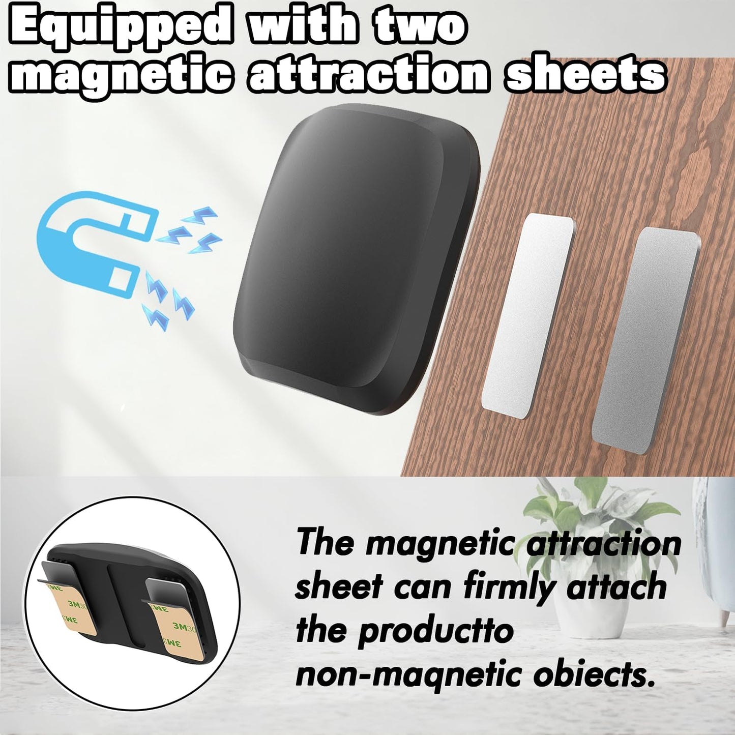 Sifemp Design,2 4pack) Silicone Magnetic for air-tag Case,Hidden air-tag Holder for car,Supercar Strong Magnetic Pads