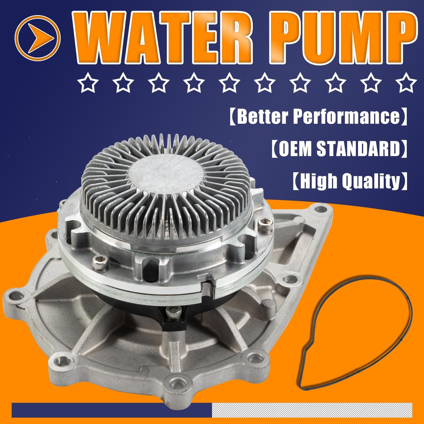 BLCYANUE water pump Compatible with Detroit DD13 DD16 DD15-13 DD15 Engine,Compatible with Freightliner Cascadia accessories 2008-2022,Western Star 5700XE 2016-2022 EA4712001101