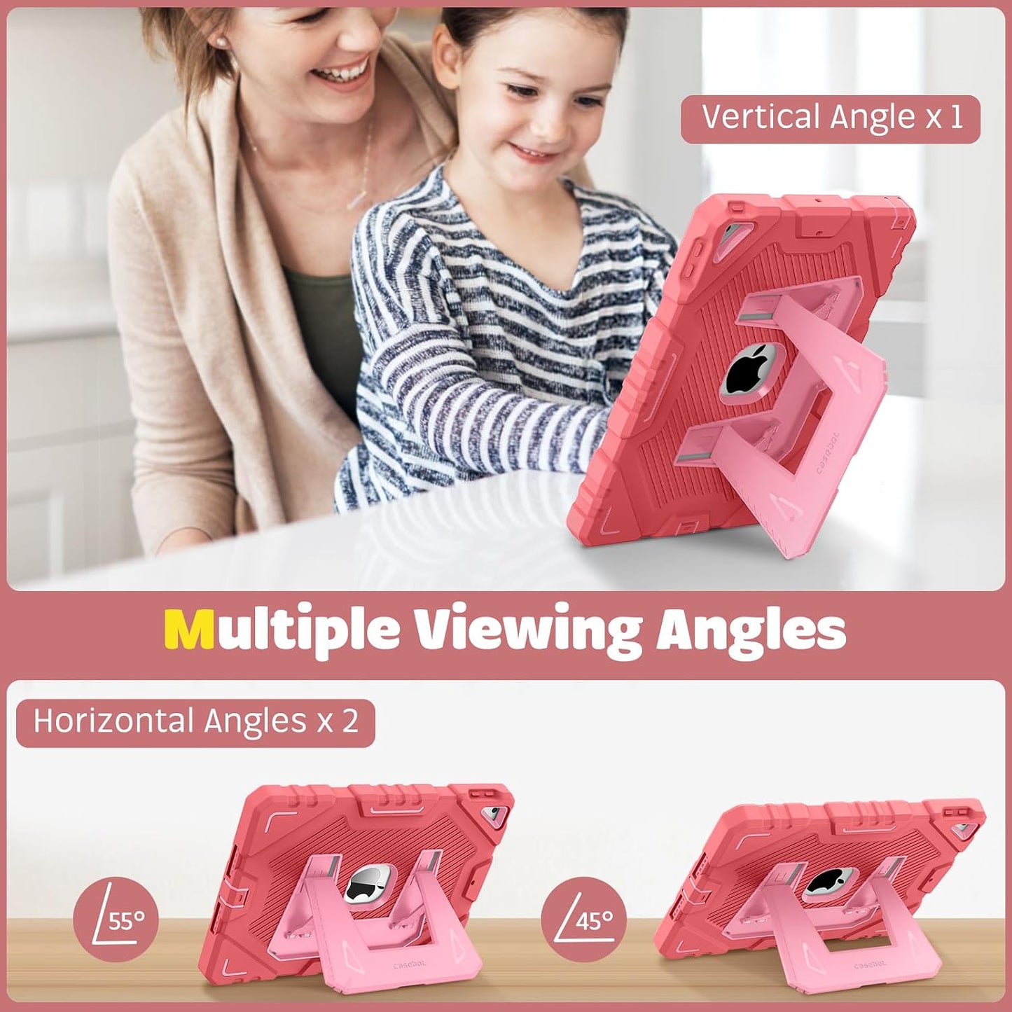 FINTIE 9th (2021) 8th (2020) 7th (2019) 10.2 Inch, Case for iPad Generation / Generation / Gen Fully-Body Rugged Heavy