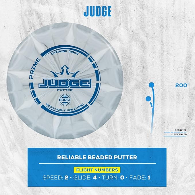 Dynamic Discs Prime Burst Disc Golf Starter Set (3 Pack) | Beginner Disc Golf Set for Men & Women of All Ages | Judge, Emac Truth, Escape | Grippy Base Plastic (Colors May Vary)