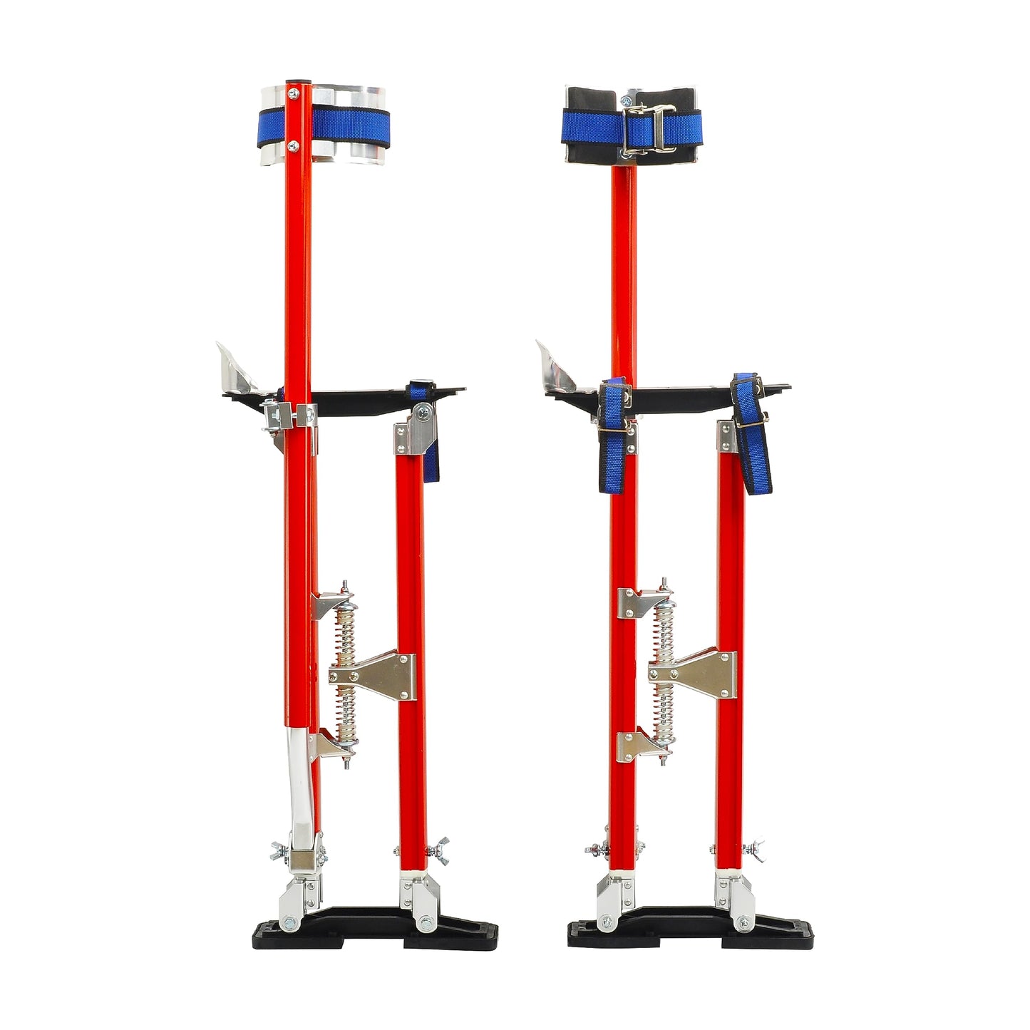 GESEXI Drywall Stilts 24-40 inch Adjustable Professional Aluminum Tool Stilt for Painting Painter Taping, Red