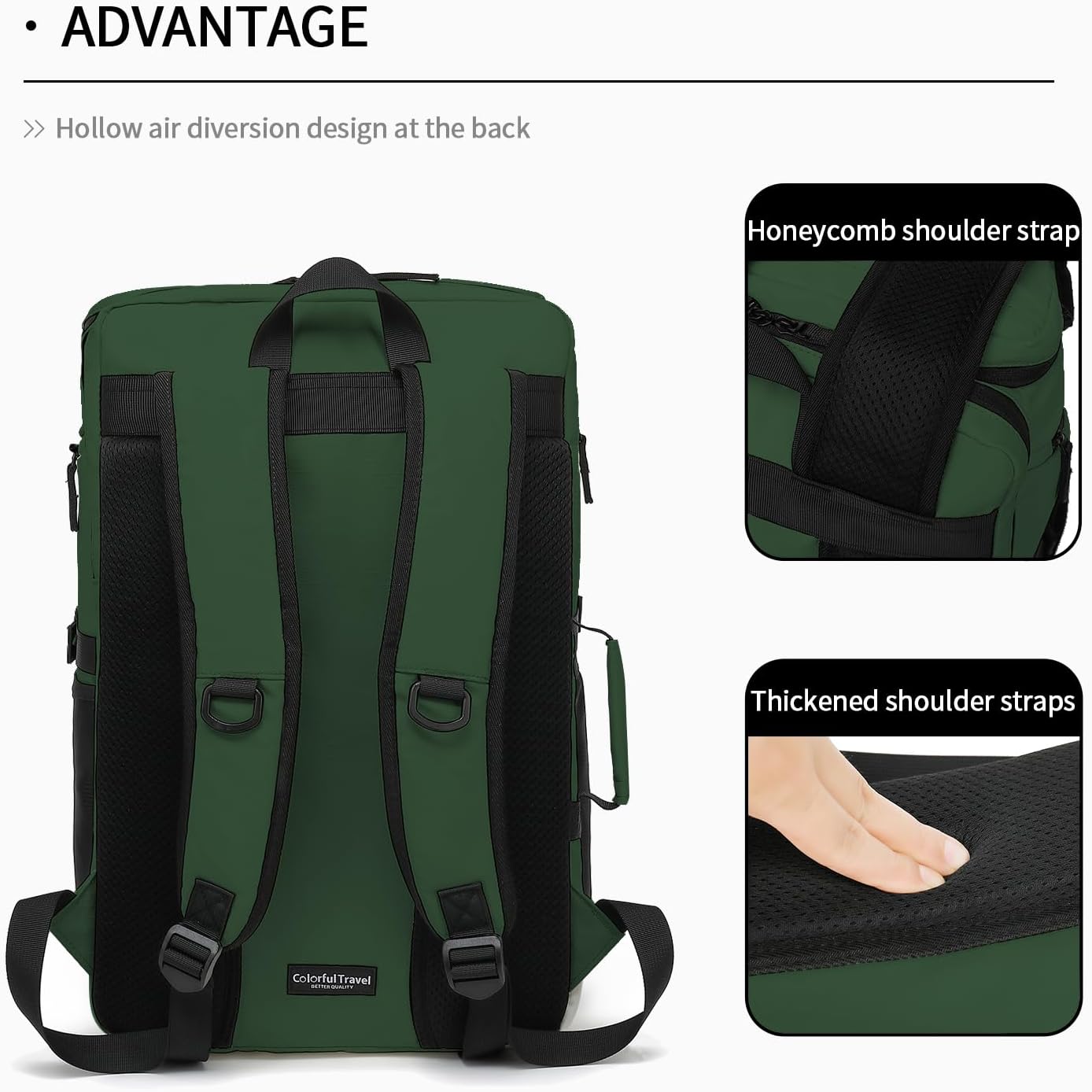 Backpack 4-Way Kalesi Gym Duffle Tennis Bag Waterproof with Shoes Compartment for travel Sport Hiking laptop (Forest