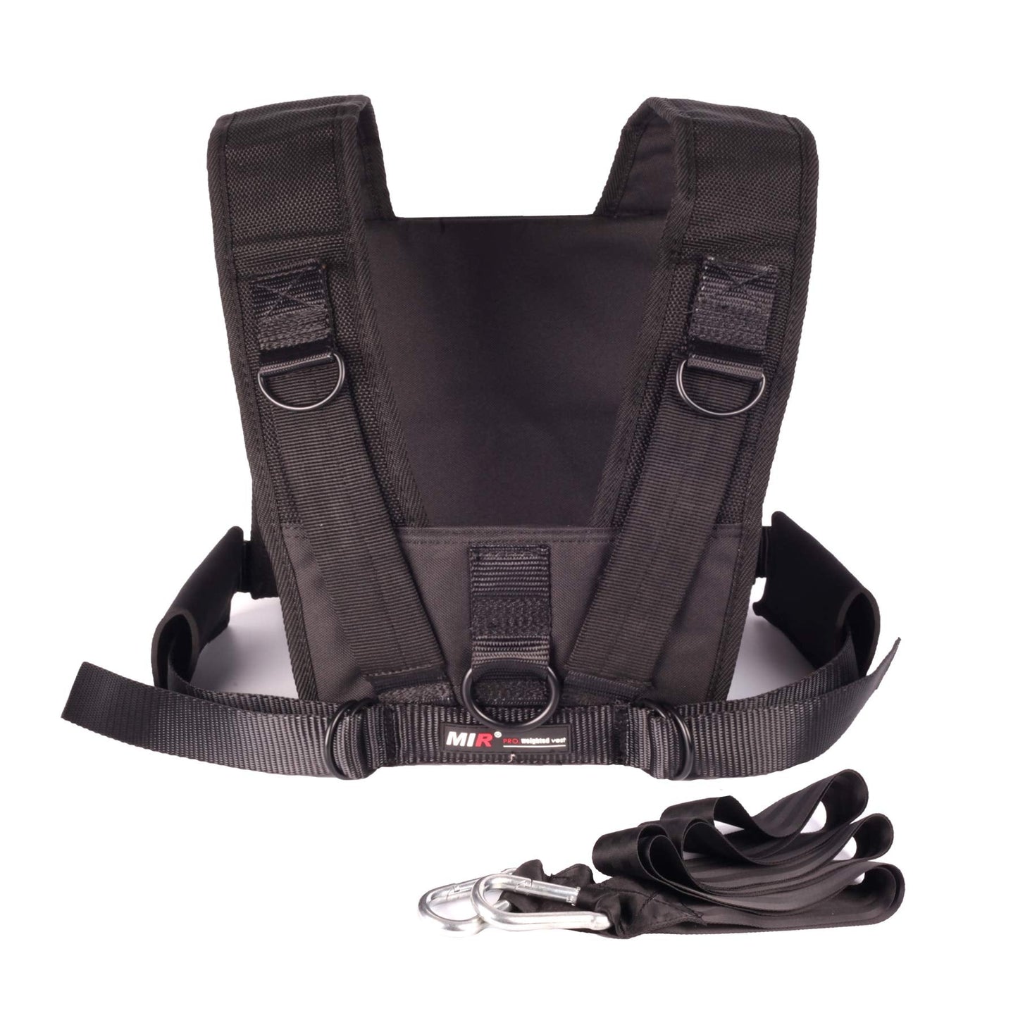 MiR BHAR Sled Harness with (Optional) Sled Harness, Without Sled, Black