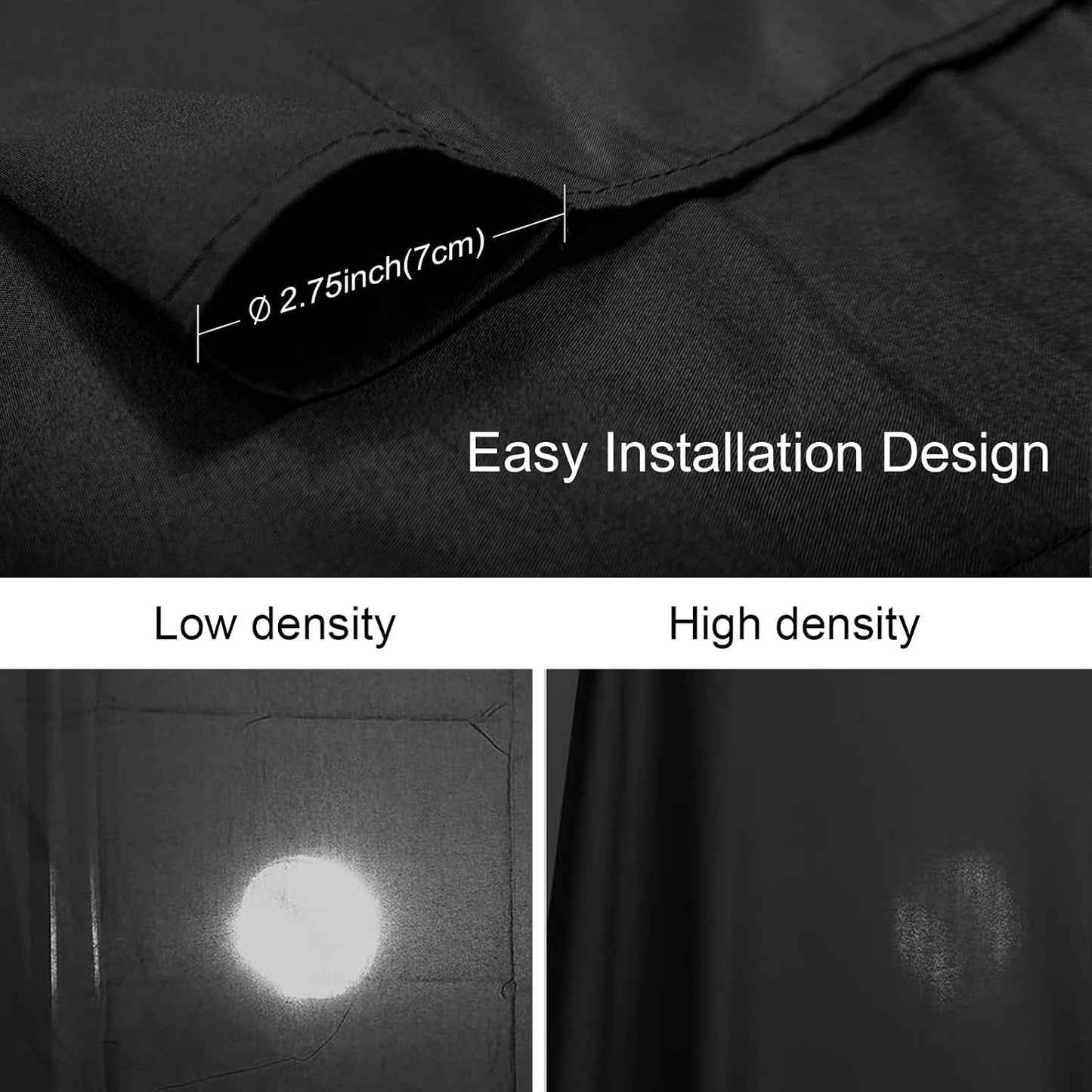Ximaoy 5 6.5 Black Backdrop for Photography x Ft,Black Background Sheet for Photography,Photo Backdrop Curtain