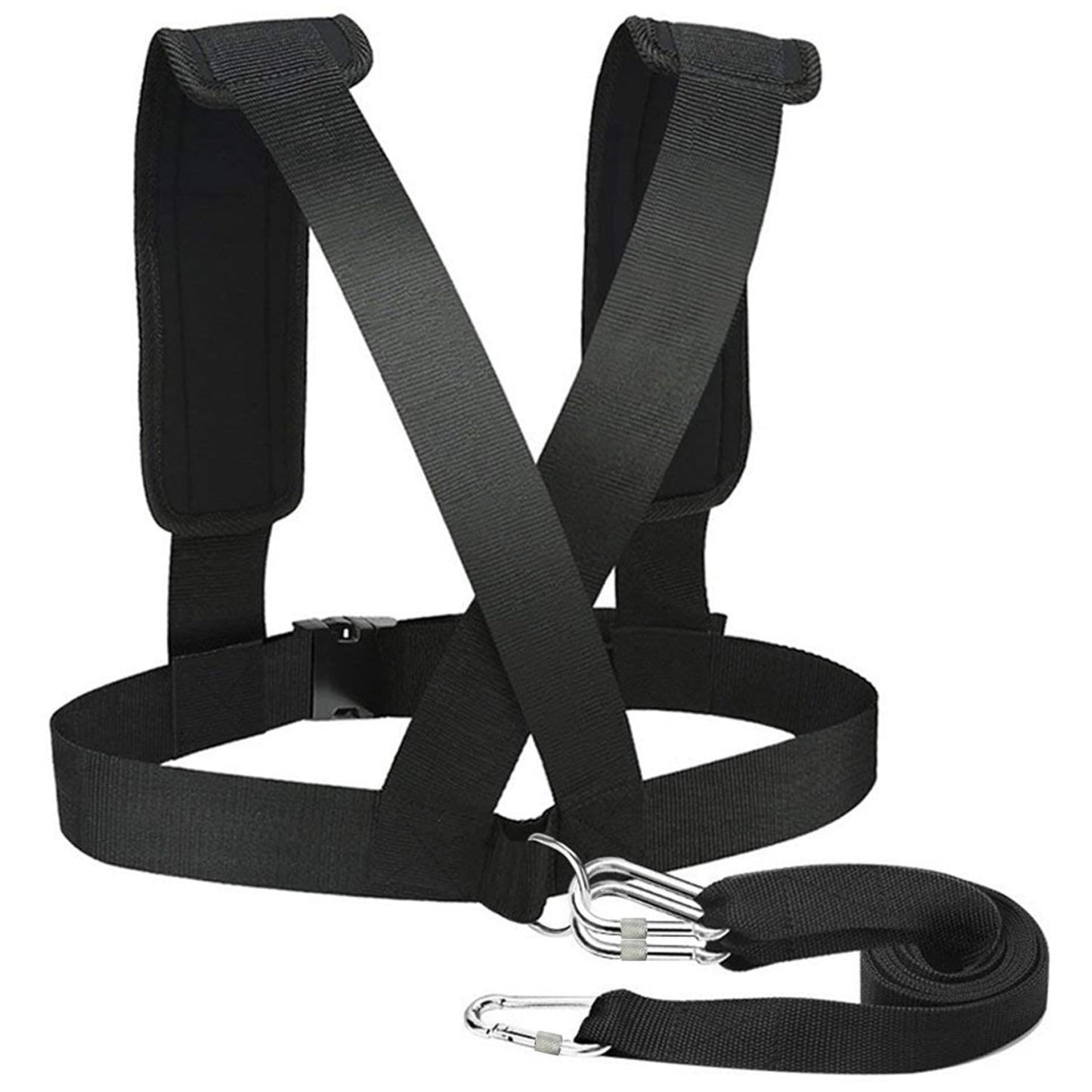 AZIDWERYQ Weight Sled, Nylon Sled Harness Tire Pulling Harness Speed Training Equipment Pull Strap for Sprint Running and Football, Basketball, Soccer Workout Equipment Speed Training
