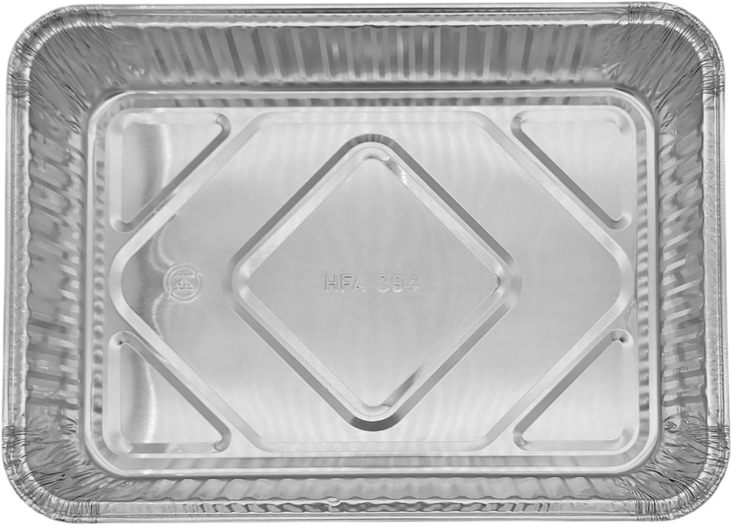 PACTOGO Disposable Aluminum Foil Oblong Cake Pans - 13" x 9" x 2" | Ideal for Baking & Storing (Pack of 12)