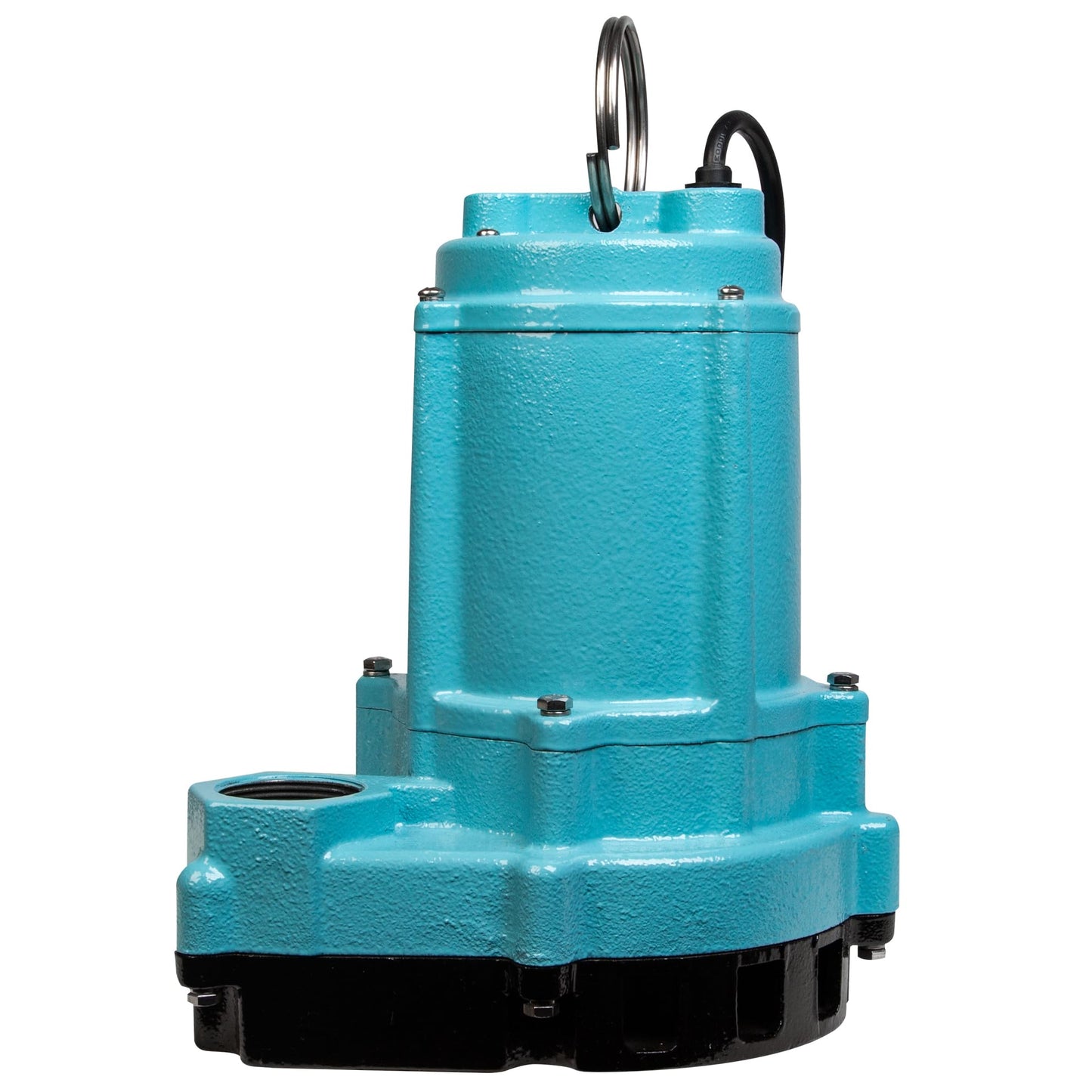 Little Giant 9ECH-CIM 115-Volt, 4/10 HP, 4200 GPH Manual Submersible Cast Iron High Head Effluent Pump with 30-Ft. Cord, Blue, 509533