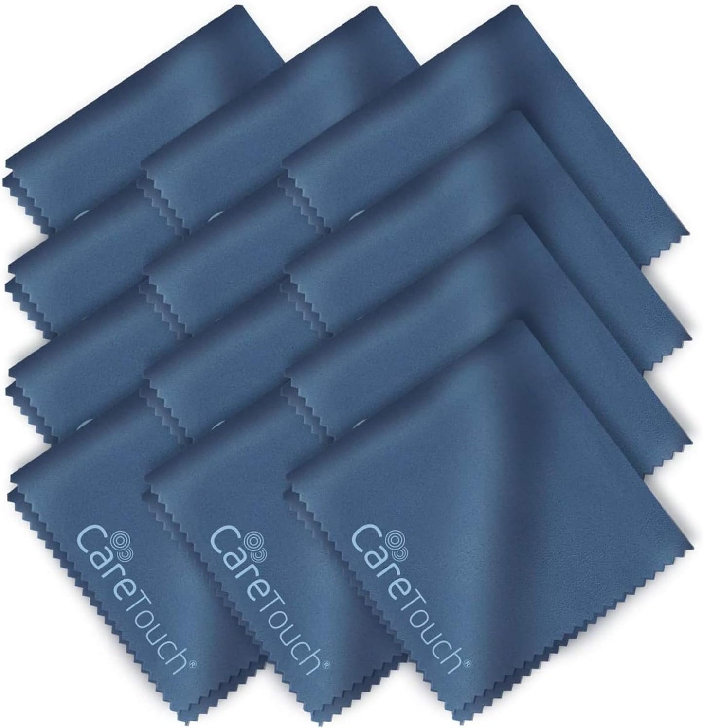 12 Pack 6 7 Inches Care Touch Eyeglass Cleaning Cloth - of Microfiber Cleaning Cloth for Glasses, Lenses, Phones