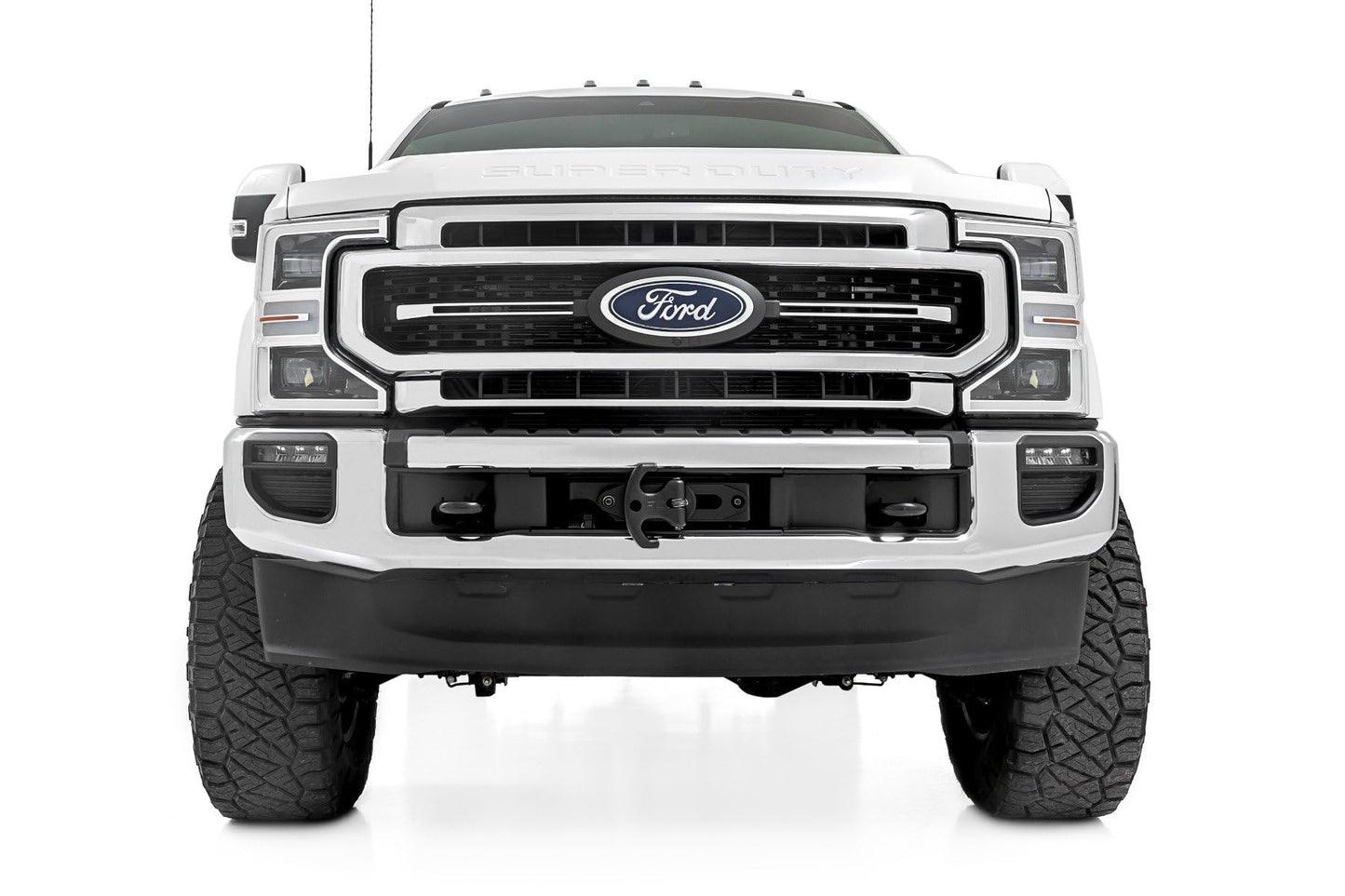 Rough Country Hidden Winch Kit w/PRO12000S for 20-22 Ford Super Duty - 51127