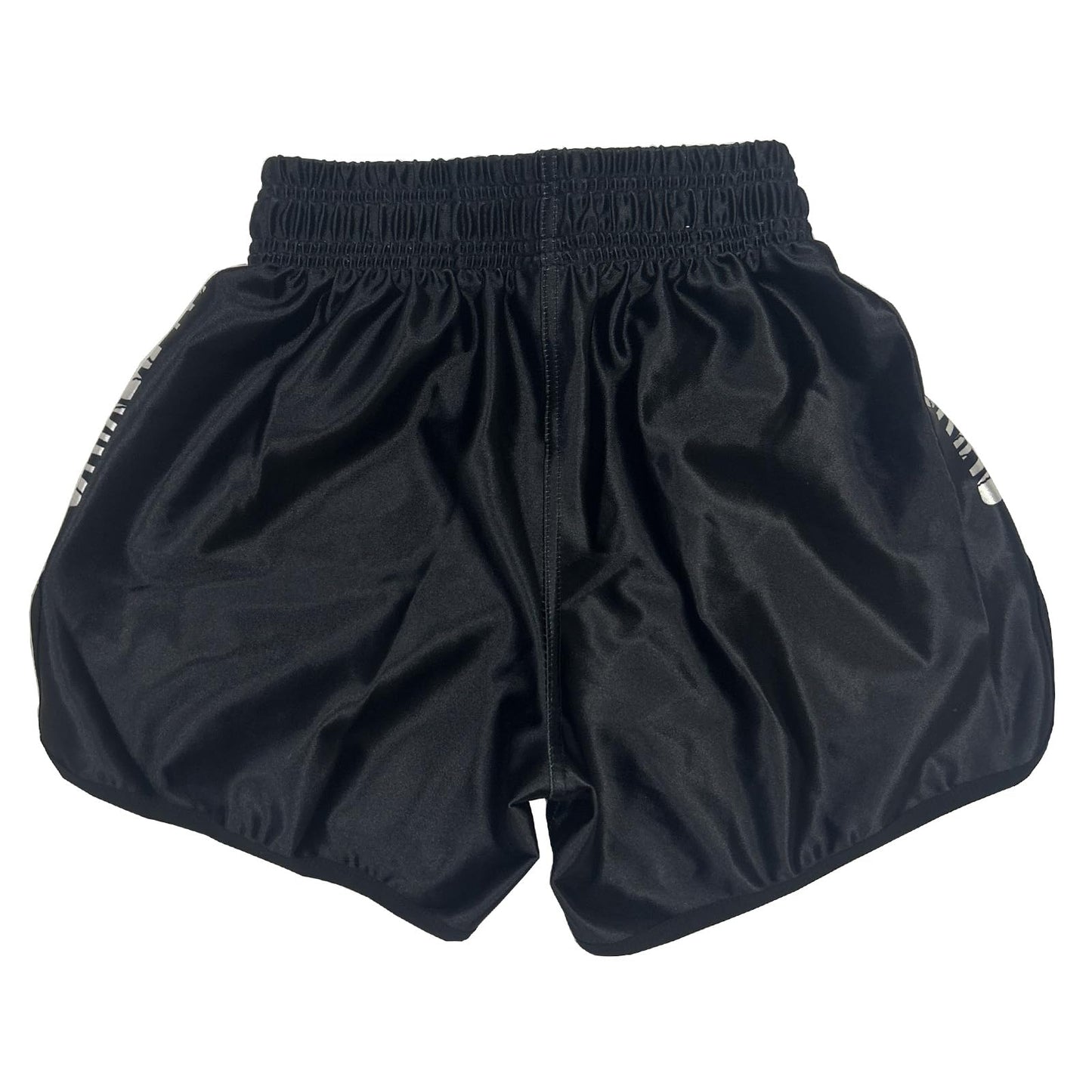 KKmeter Kids Boys Muay Thai Shorts Boxing Kickboxing MMA Club Training Competitions Athletic Trunk (US, Alpha, XX-Small, Regular, White)