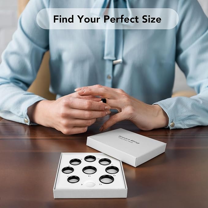Sizing Kit ??Measure Before You Buy ??Choose from 9 Sizes (6 to 14) ??Find Your Ideal Fit for the Smart Ring ??Only Compatible Smart Ring