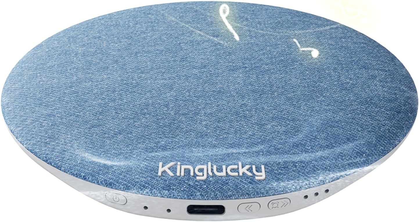 X50 Kinglucky Pillow Speaker for Sleeping, Mini Bluetooth Speaker Under Pillow with Built-in Pink Noise White Noise