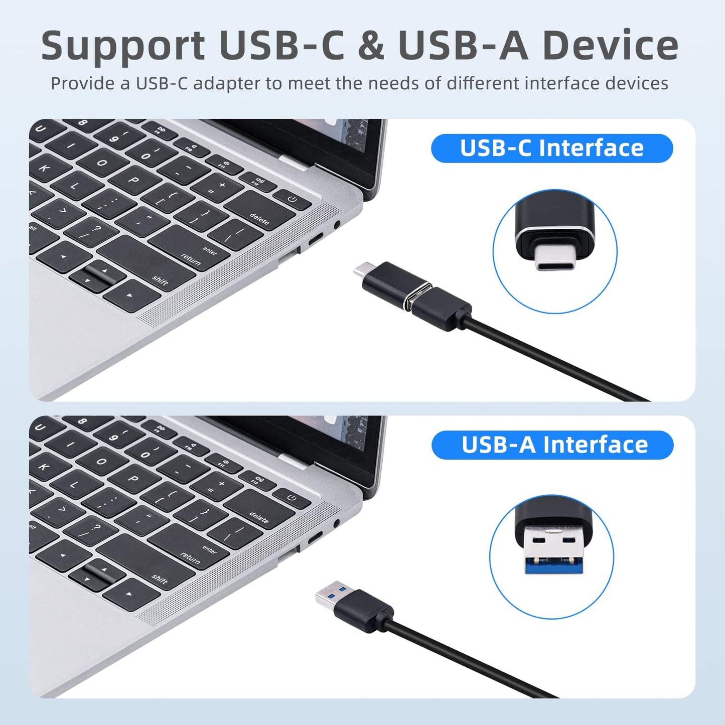 Mcbazel 4K 1080p 60fps 3.0 OBS/PS5/Switch/PC/Mac HDMI Video Capture Card USB C, Video Capture Device for Live