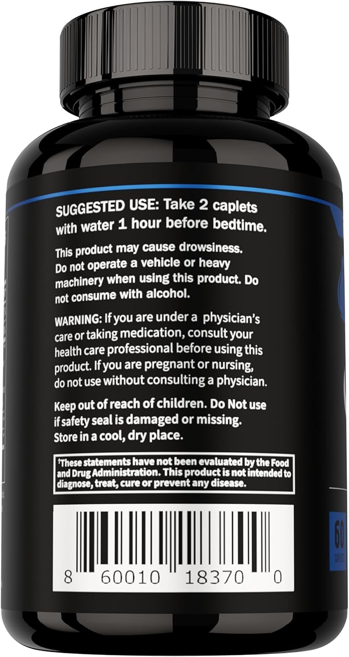 Prime Labs Night Duty - Nighttime Testosterone Booster & Sleep Support - PM Rest & Muscle Recovery Supplements - 60 Count