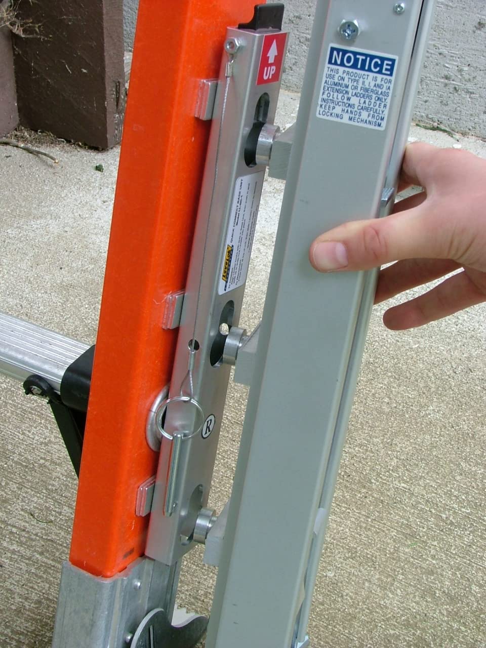 Levelok Quick Connect Ladder Leveler - Extension Ladder Stabilizer for Roof, Stairs (Single Leveler Only - Base Units NOT Included)