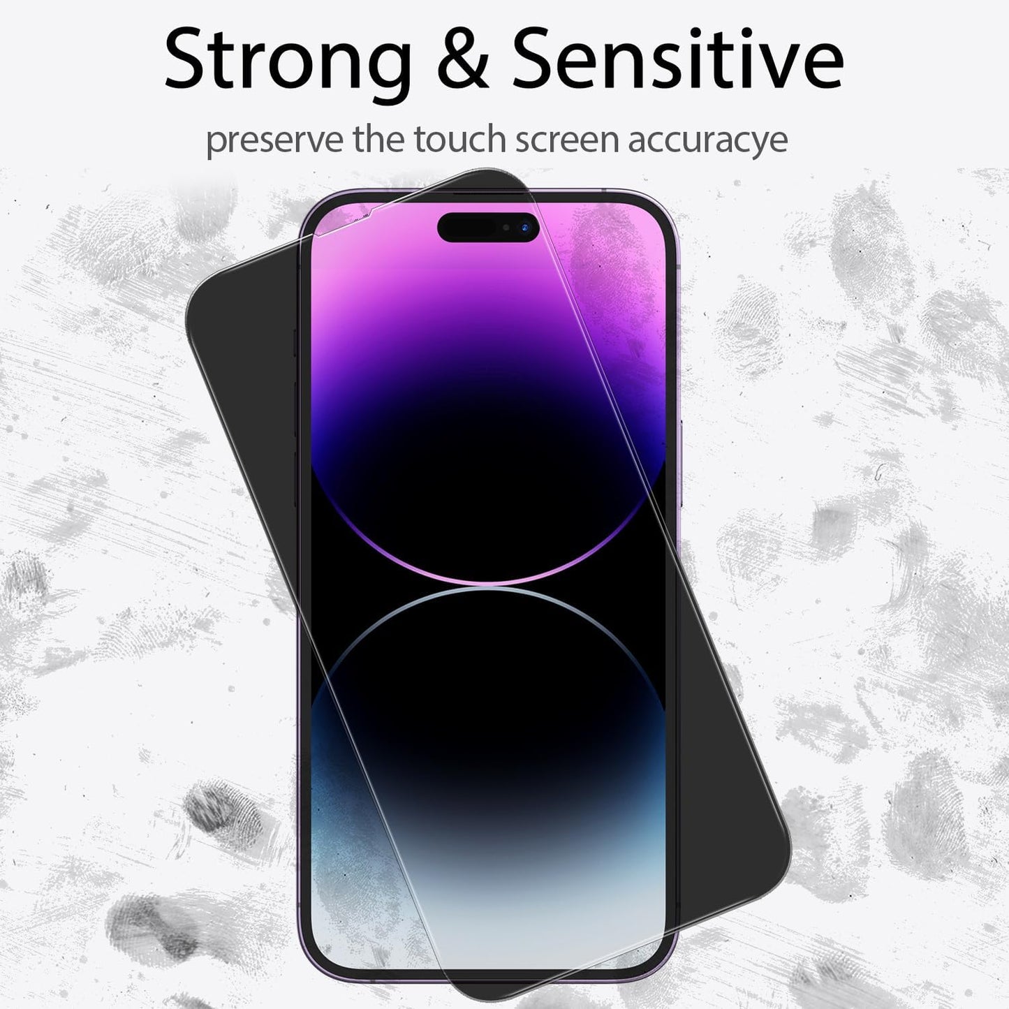 3 Pack 14 Max+3 Pack Cutebe Privacy Screen Protector for iPhone Pro Camera Lens Protector with Tempered Glass, Touch