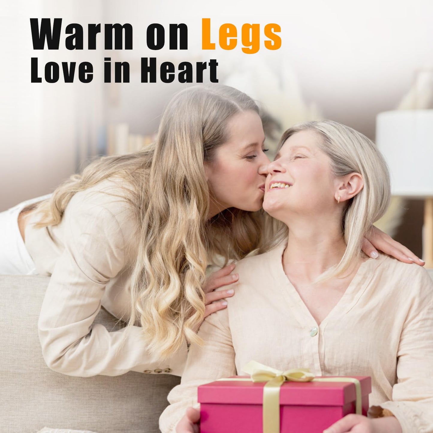 Banspol Leg Massager with Heat and Compression, Foot and Calf Massager for Circulation and Pain Relief, Compression Boots with Handheld Controller, 6 Modes 3 Intensities, Gift for Mom Dad