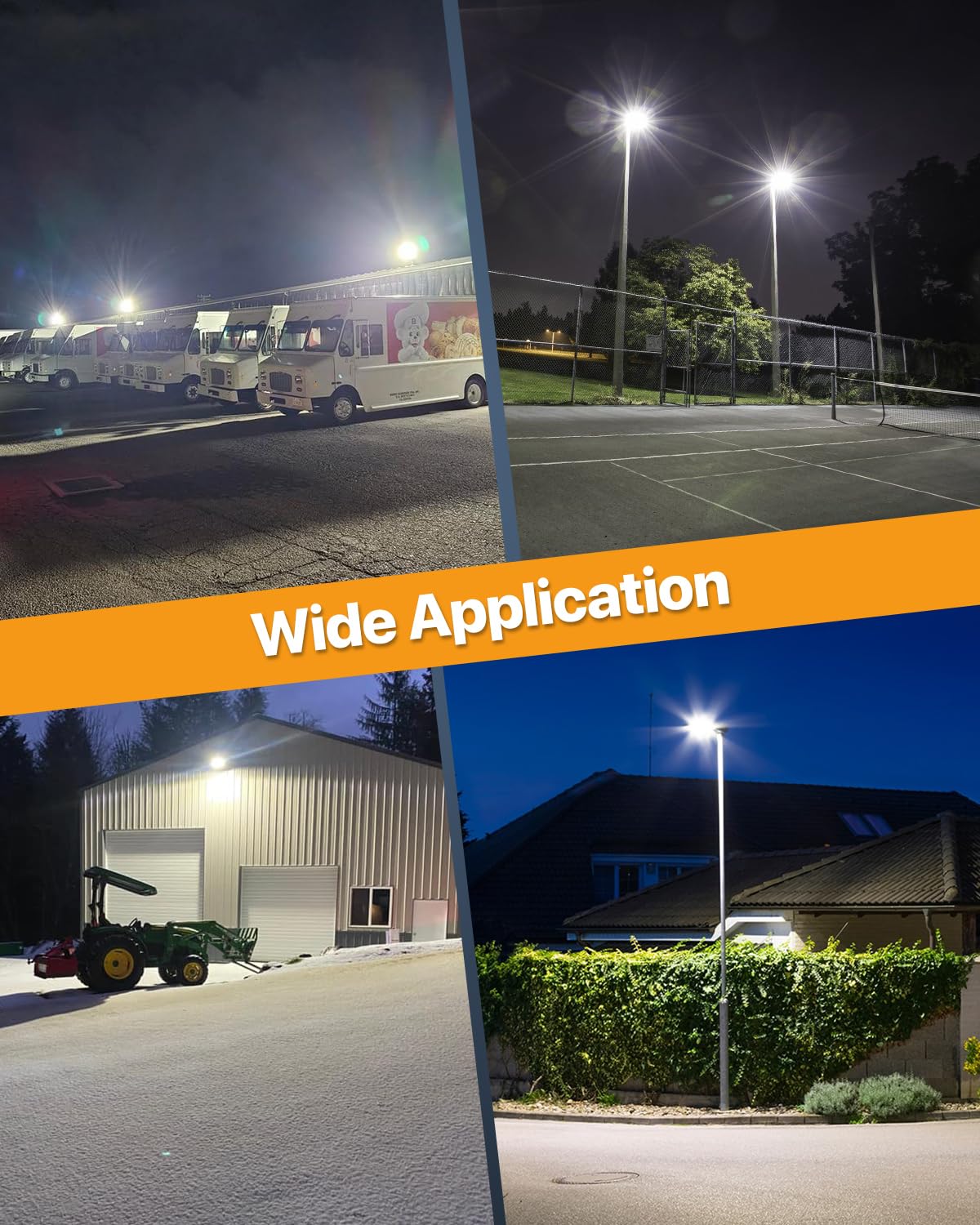 DEMILARE Parking Lot Lights 200W 30,000LM Slip Fitter Led Street Pole Light with Dusk-to-Dawn Photocell 5000K 100-277V IP65 Waterproof Outdoor Commercial Area Lighting for Parking Lot, Roadways 3PACK
