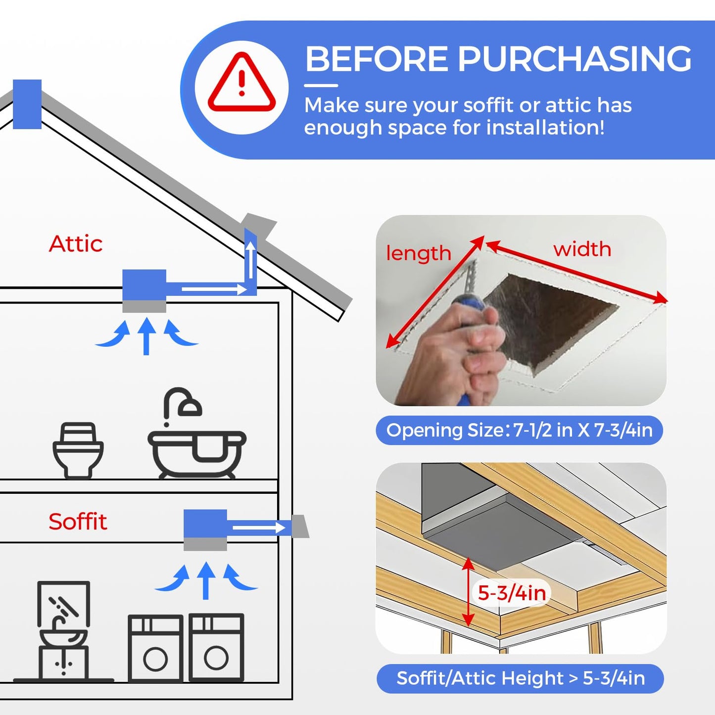Akicon Bathroom Exhaust Fan with Light, 110CFM, 2.0 Sones for Ceiling, 1000lm Dimmable LED Light and 150lm Nightlight Dual Color Bathroom Vent Fan for Home, Round, Black