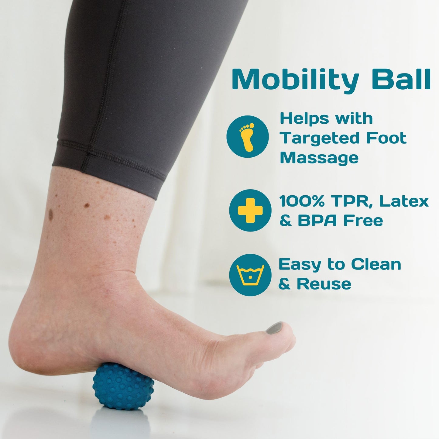 Gait Happens Foot Health Kit – Strengthen & Mobilize Your Feet. Includes: Toe Spacers, Toe Strengtheners, Massage Ball, Resistance Band and Carrying Bag