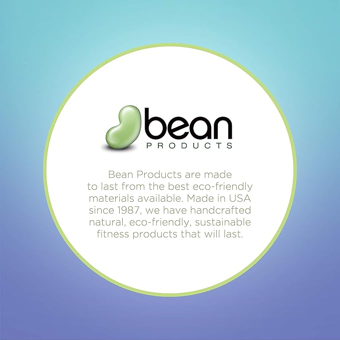 Bean Products High-Density EVA Foam Rollers | Deep Tissue Massager | Myofascial Release Textured Bumps | 18??Half Roller | Made in The USA