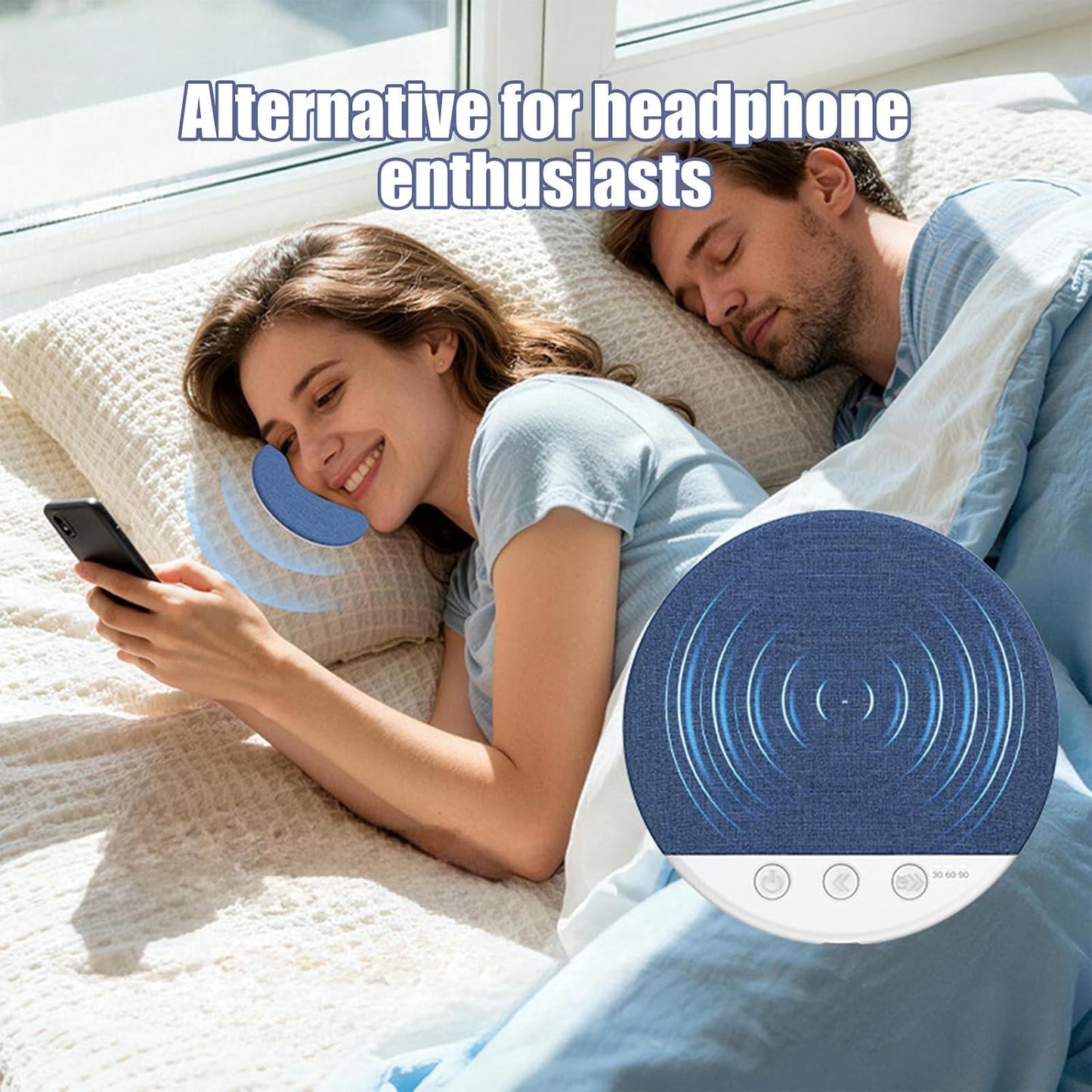 Generic 2026 (2, New Under Sleep Pillow Speaker - Pillow Speaker Bluetooth for Sleeping with White Noise Timer Wireless