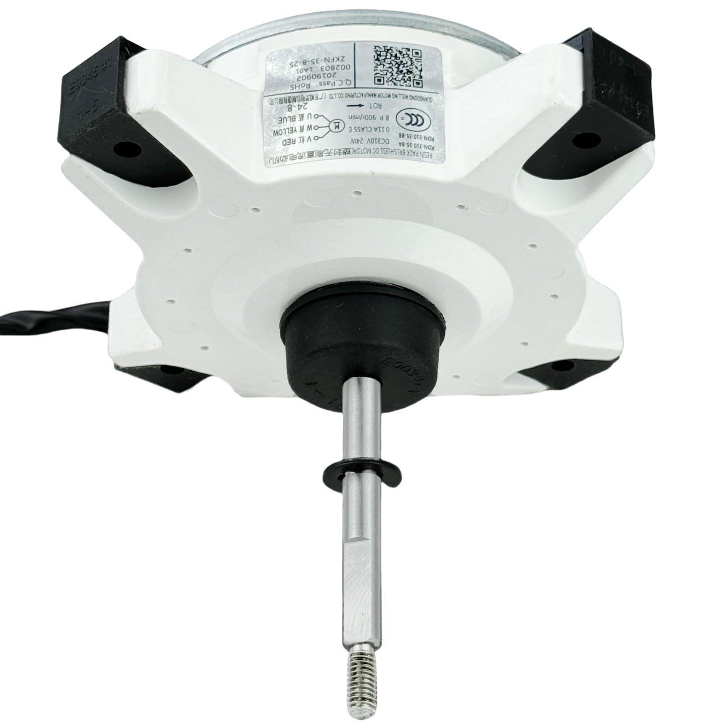 RDN-310-35-8A/B Air Conditioner Fan Motor Brushless DC Motor DC310V 24W 0.11A 900r/min Compatible for AUX Air Conditioner，External Fan Motor Replacement