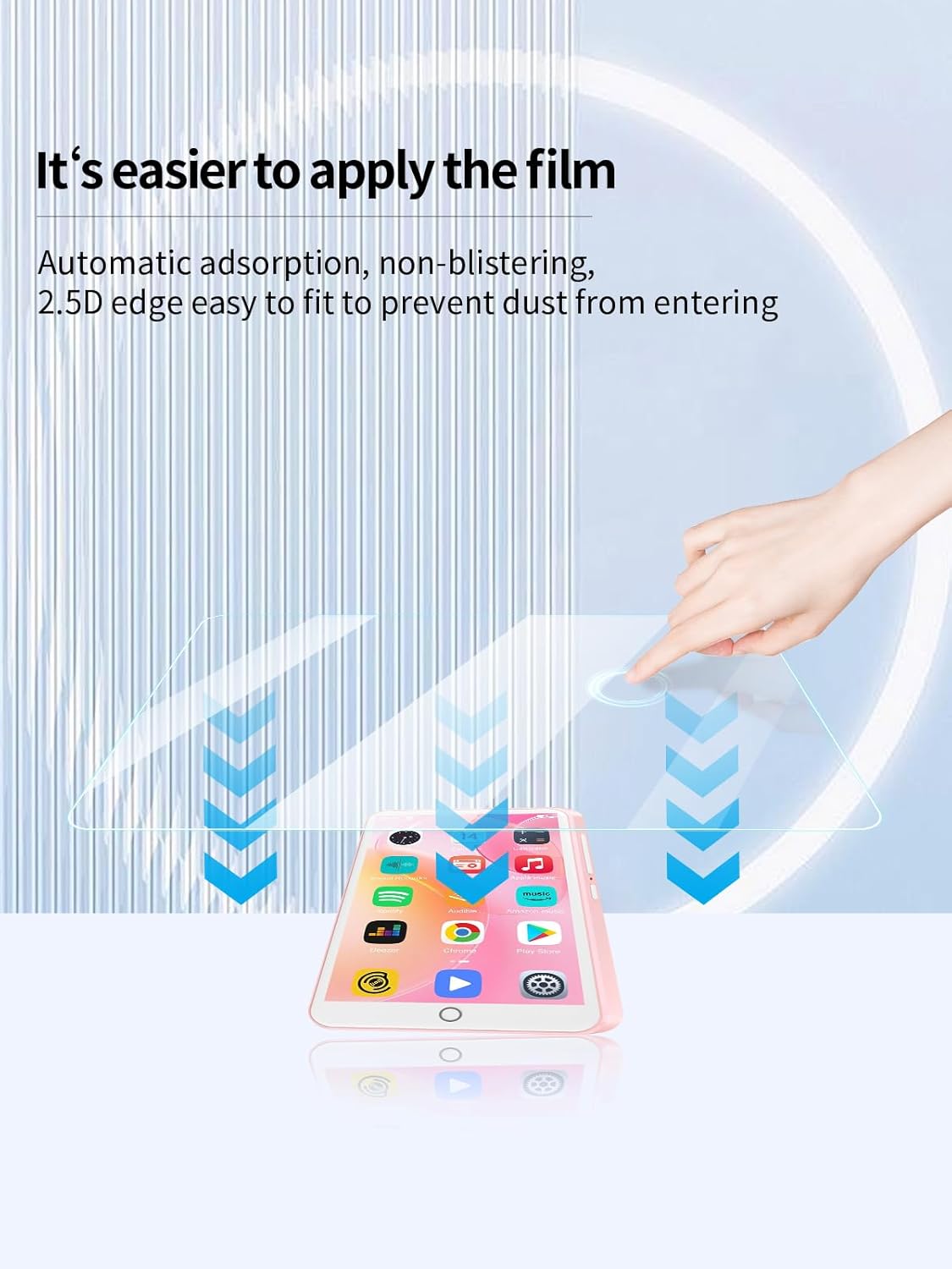 UYRUREL M303-Pro-2 MP3 4.0" 3 Pack. Screen Protector for Oilsky Player Touch Screen, High-definition Scratch Resistant