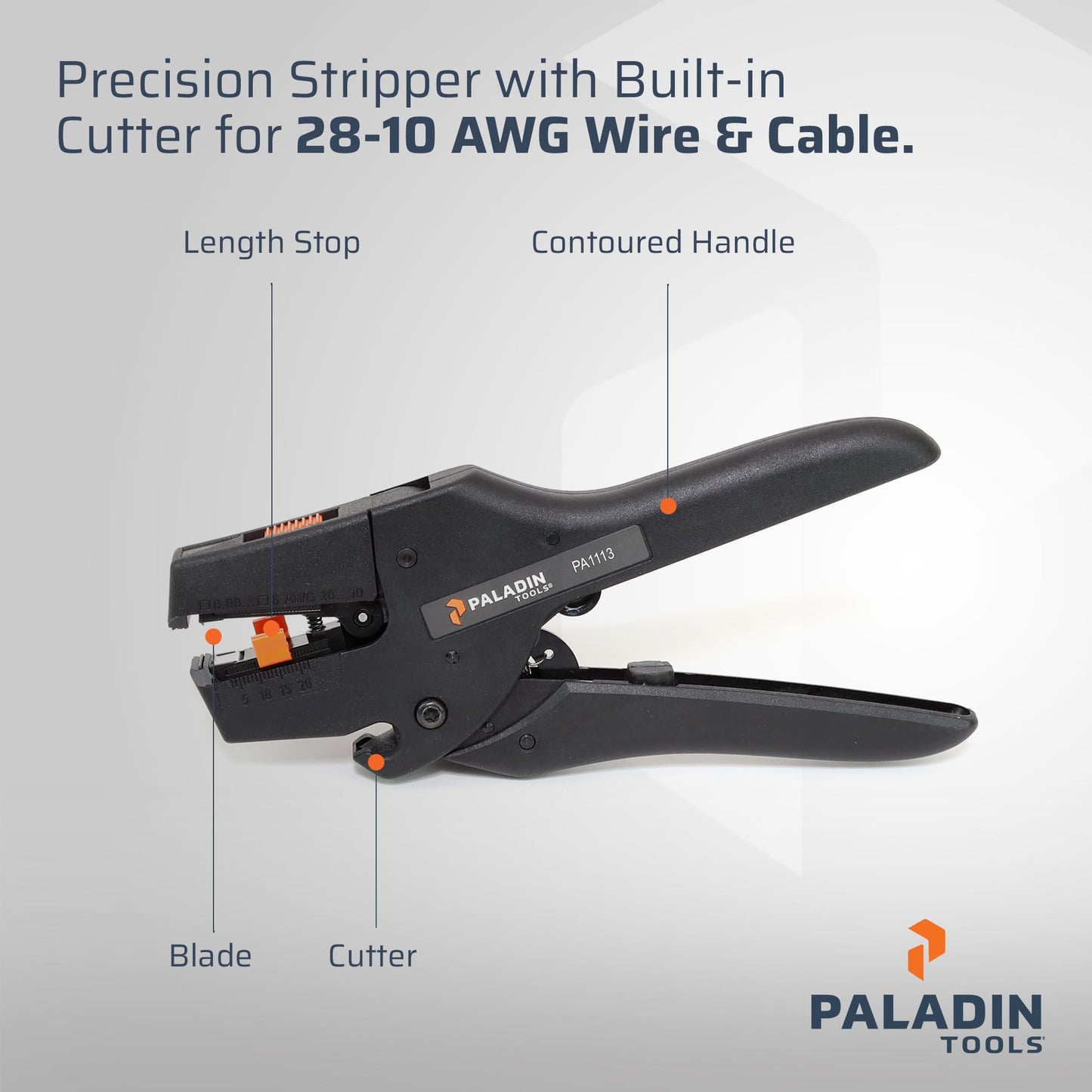STRIPAX PRO 6 Automatic Wire Stripper Tool, Premium Wire Cutter 28-10 AWG, THHN/THHW Insulation, Professional Grade