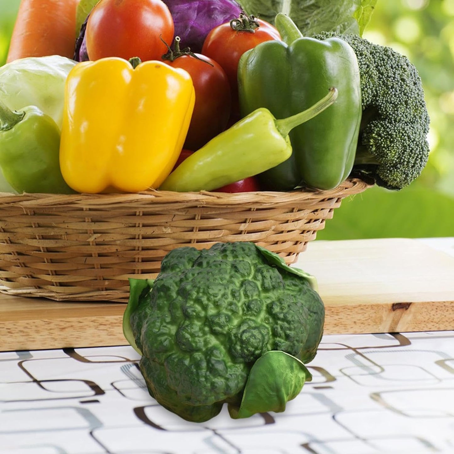 Generic Broccoli, Artificial Vegetable, Photo Prop, Simulation, Broccoli, Vegetable Model for The Kitchen, Green