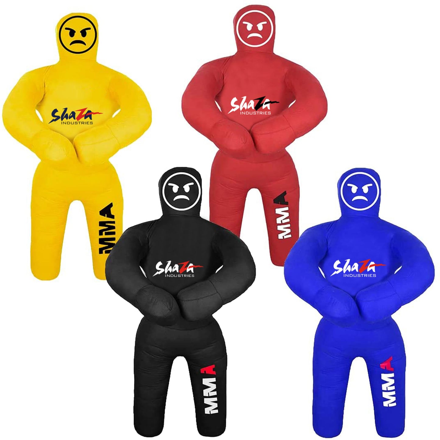 Shaza Sports Kids MMA Throwing Grappling Dummy Bag Unfilled (Blue)