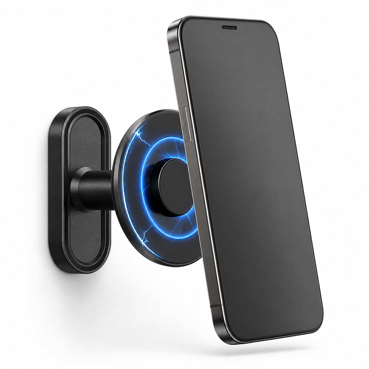 meexzoom Magnetic Phone Holder for Gym, 360° Rotation Adjustable Strong Magnets, Gym Accessories, Phone Mount to Metal Surfaces, Gym Essentials for Men and Women