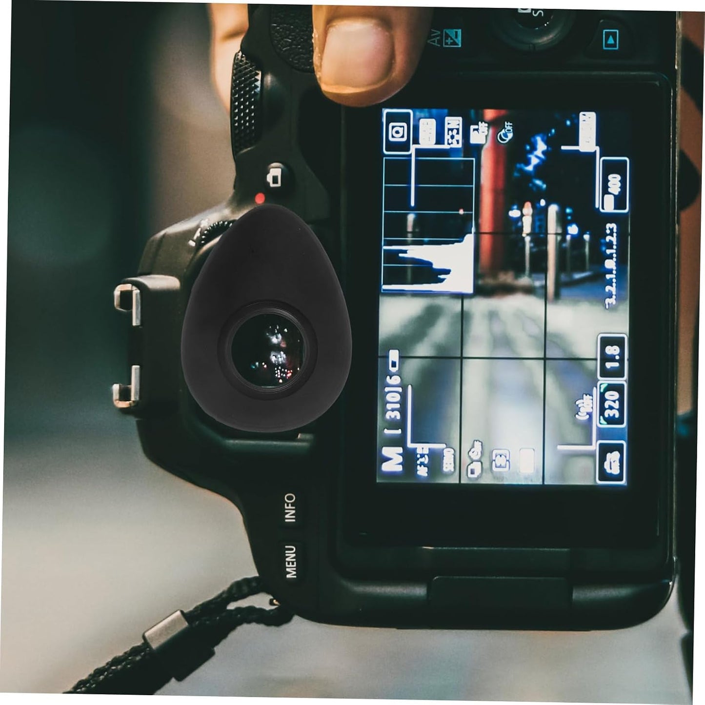 Durable Replacement Viewfinder Eyecup for Cameras - Easy Installation