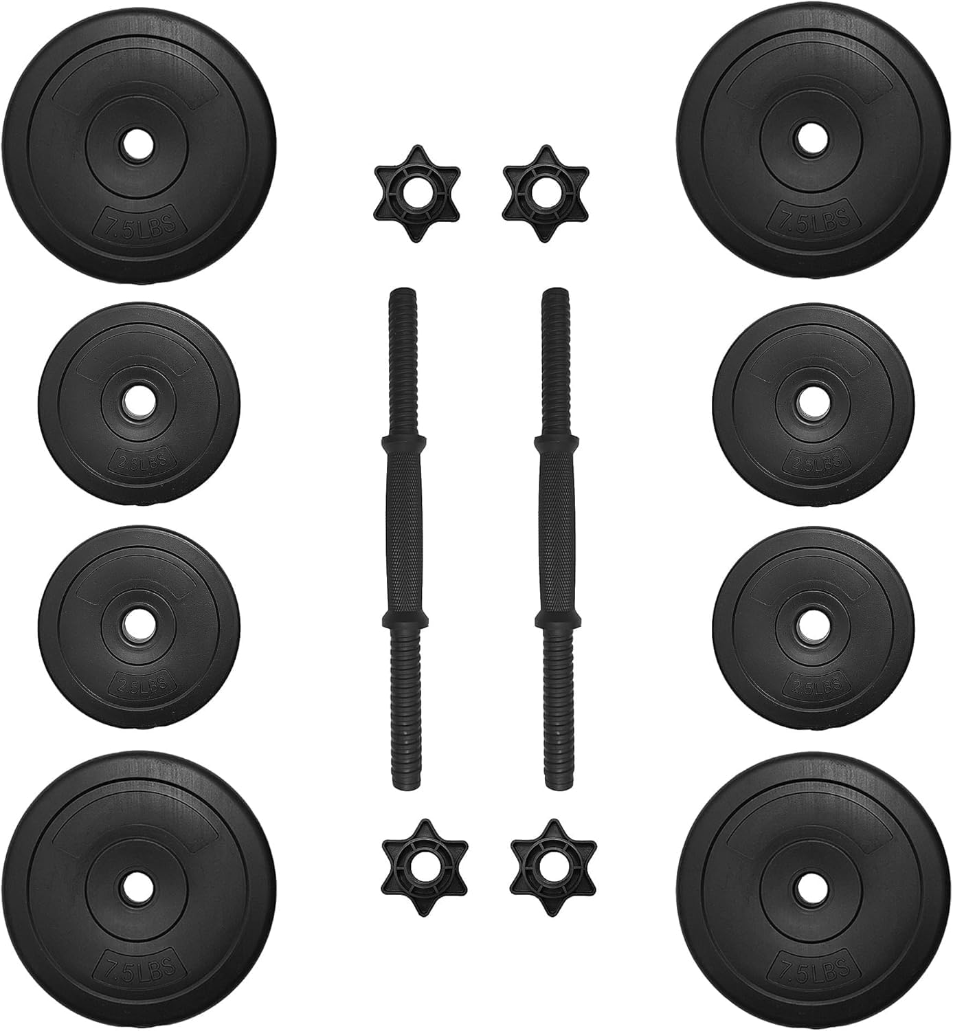 Fitvids Adjustable Dumbbell Set, 40lbs Weights for Exercise and Fitness