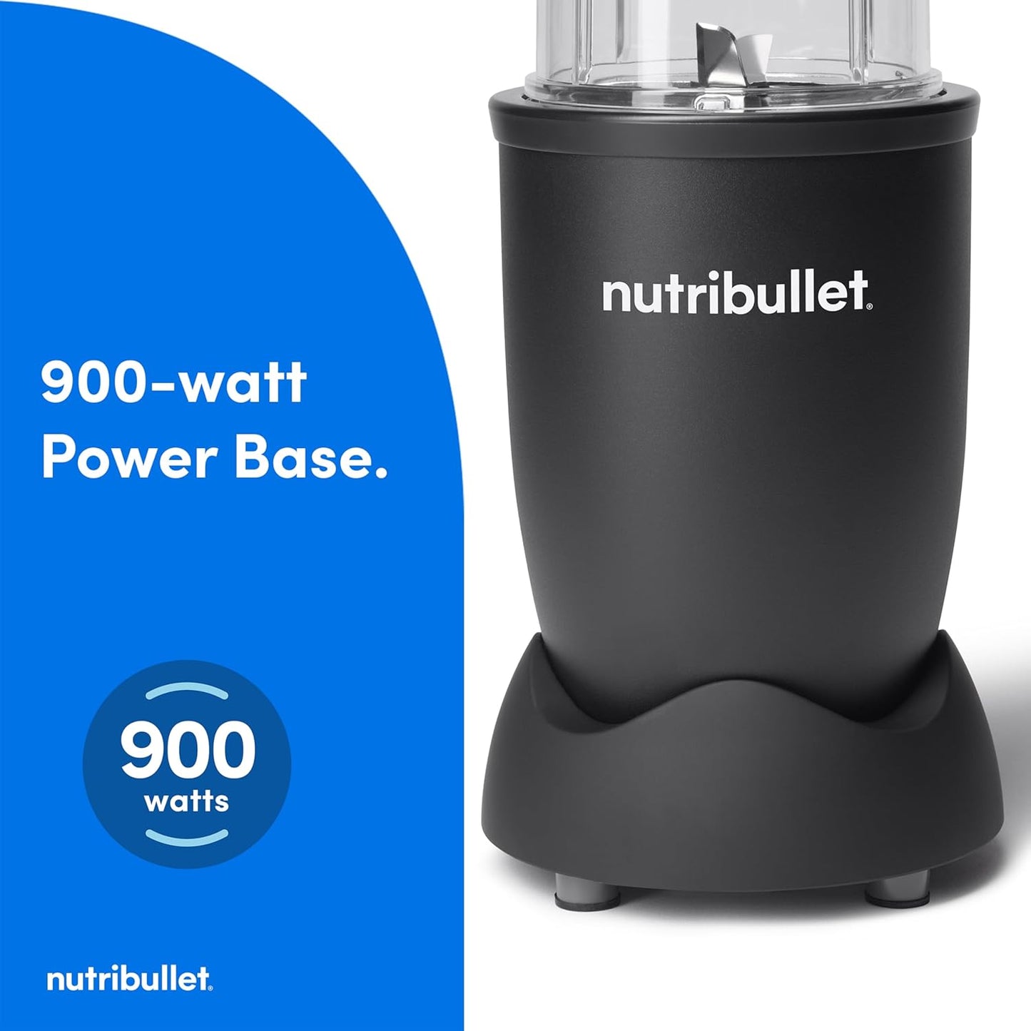 Nutribullet Pro Nutrient Extractor - 900W Power for Smoothies & Juices | Matte Black Finish