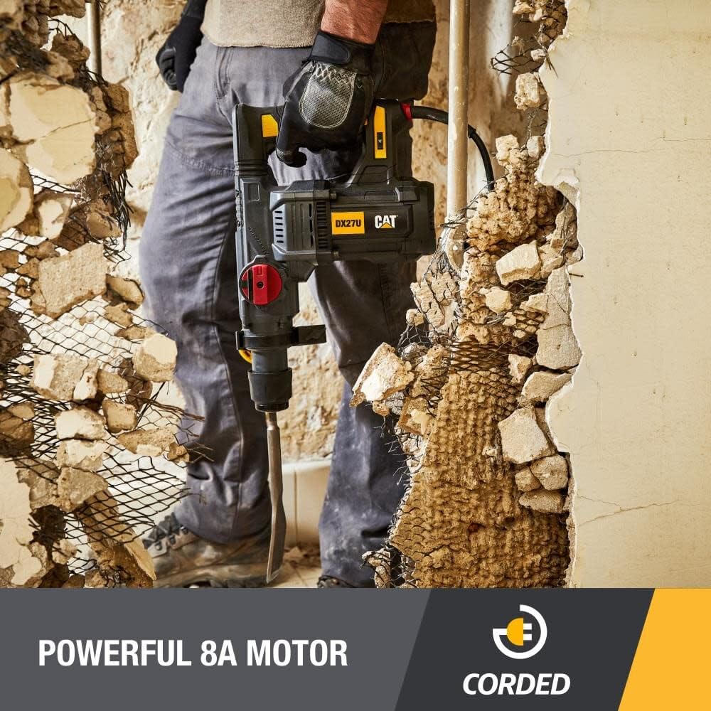 Caterpillar Cat® 1-1/4” SDS-Plus Rotary Hammer Drill 12.5-AMP - DX27U