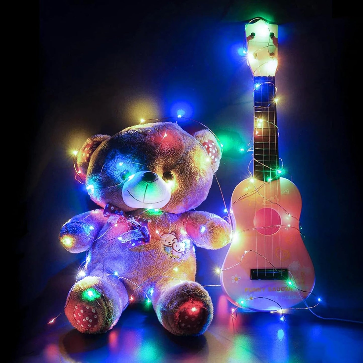 Skiennix 20 LED Fairy Lights - 7Ft Twinkle String Lights | Battery Operated & Waterproof for Parties, Weddings, Christmas, & Valentine's Day - 8 Colors