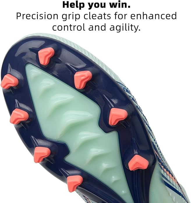 Men's High Top Soccer Shoes FG Long Spikes Adult Football Shoes Lightweight Professional Athletic Training