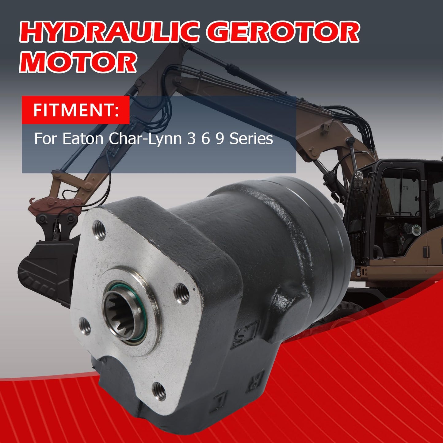 Zachager 211-1001-002 211-1001 Hydraulic Motor Steering Valve Direct Replacement for Eaton Char-Lynn 3 6 12 Series Cast Iron High Torque 3 gpm Max Flow 5625-18 UNF Ports 4.57 cu.in./min