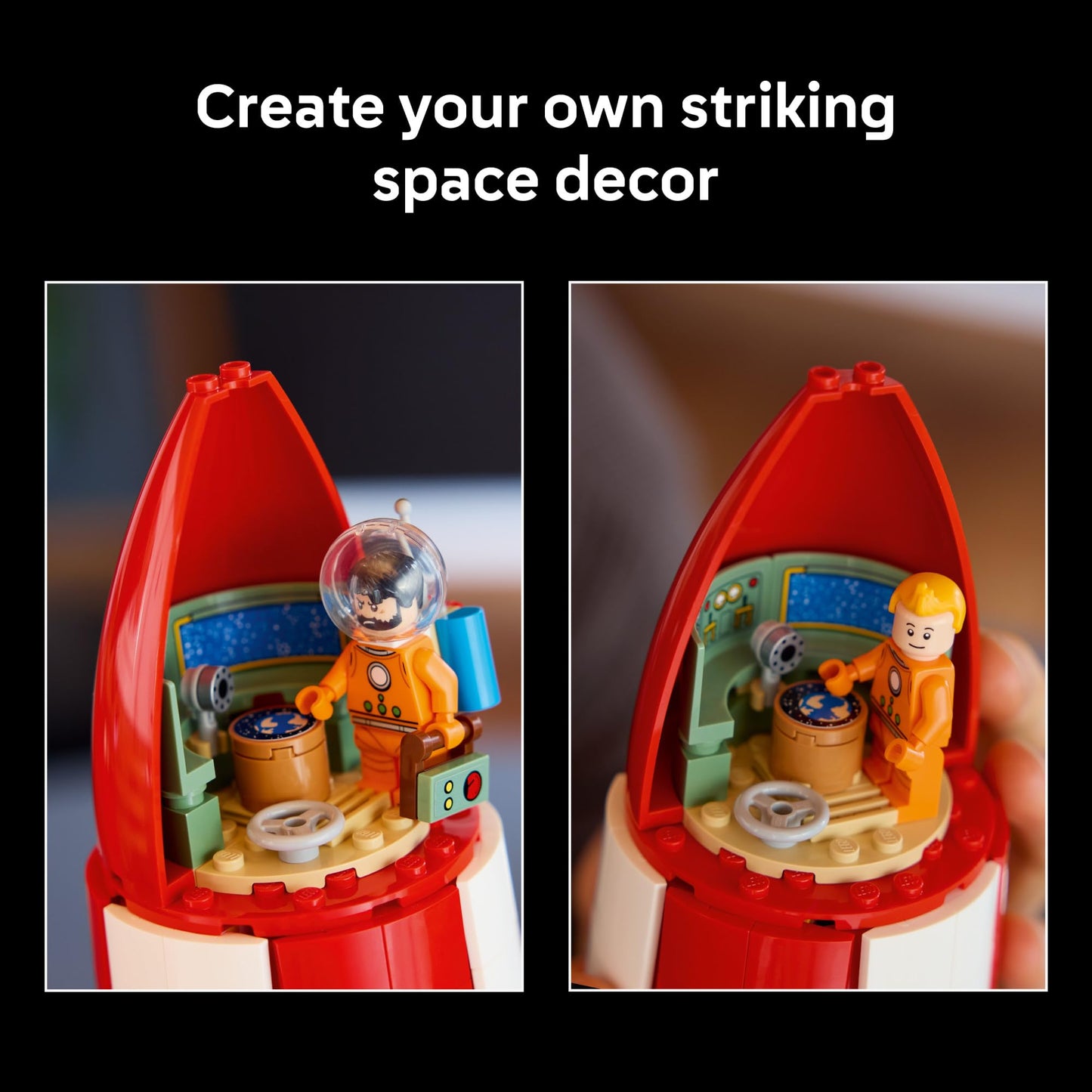 LEGO Ideas Tintin Moon Rocket - Building Set for Adults, Ages 18+ - Collectible Kit for Fans - Bedroom, Home Office Decor - Gifts for Comic Lovers - 21367
