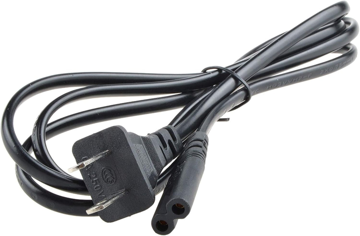 Digipartspower 2-Prong 2 1-15P AC Power Cord Charger Cable Lead for Wires Pin NEMA IEC Adapter