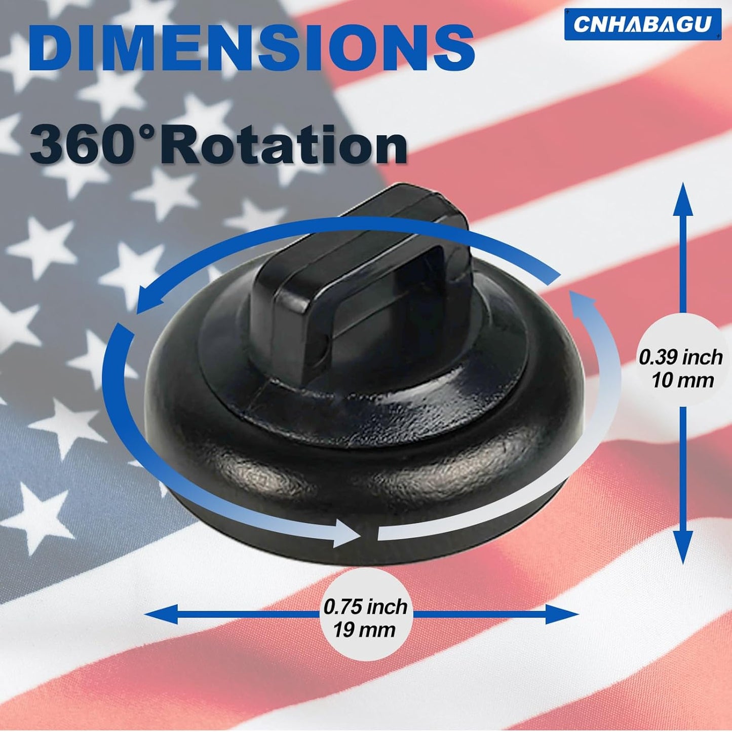 5 Magnetic Cable Clips Multipurpose Zip Ties Mount Base Holder Black Wire Cable Holder Management for Home Office