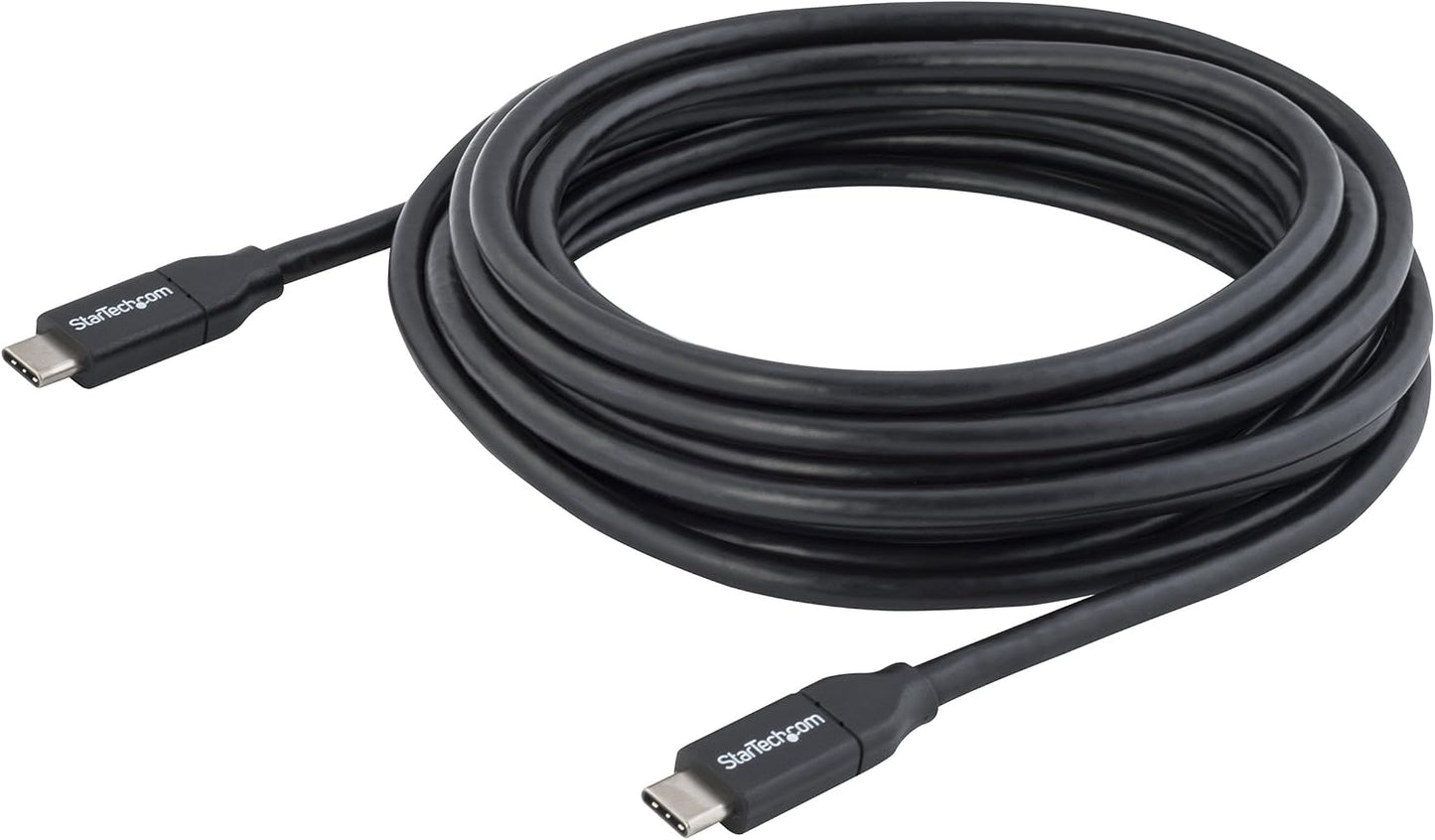 4m 13 [5A] 2.0 2.0 ft USB C Cable with Power Delivery - M/M - USB - USB-IF Certified - USB Type C Cable