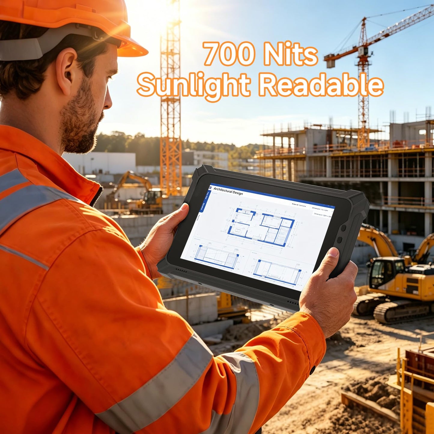 Arrvel Rugged Tablet with Barcode Scanner I17J, 10.1" Windows 11 Pro w/Honeywell N4680 Scan Engine, 1D/2D QR Inventory Scanner, 8GB+128GB Industrial Tablet for ERP WMS, Warehouse, Retail, IP65