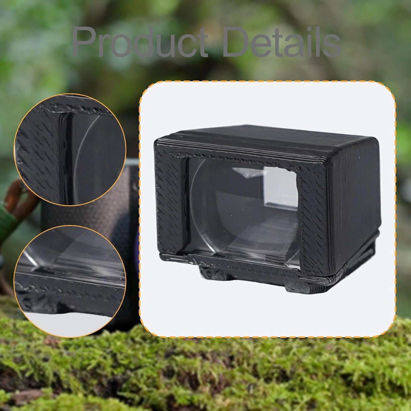 Moyeetings 35mm Camera Optical Viewfinder External Attachment Practical Spare Part High Performance Installation PP
